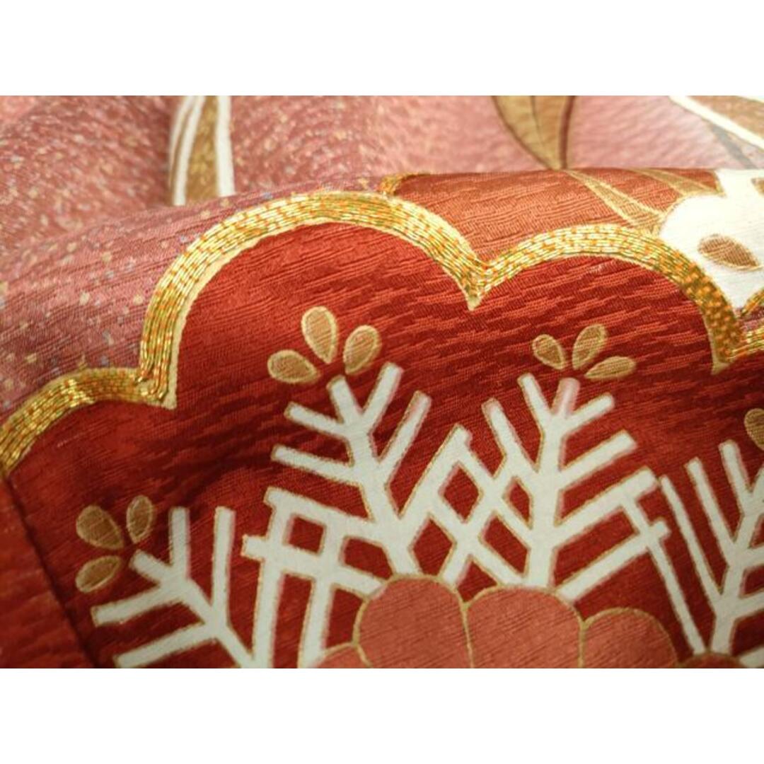 平和屋着物□豪華振袖 駒刺繍 笹竹文 暈し染め 金彩 正絹 逸品