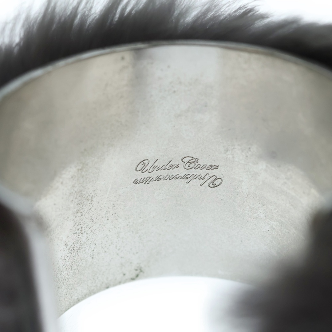 UNDERCOVER - UNDERCOVER アンダーカバー ファー付きシルバーバングル