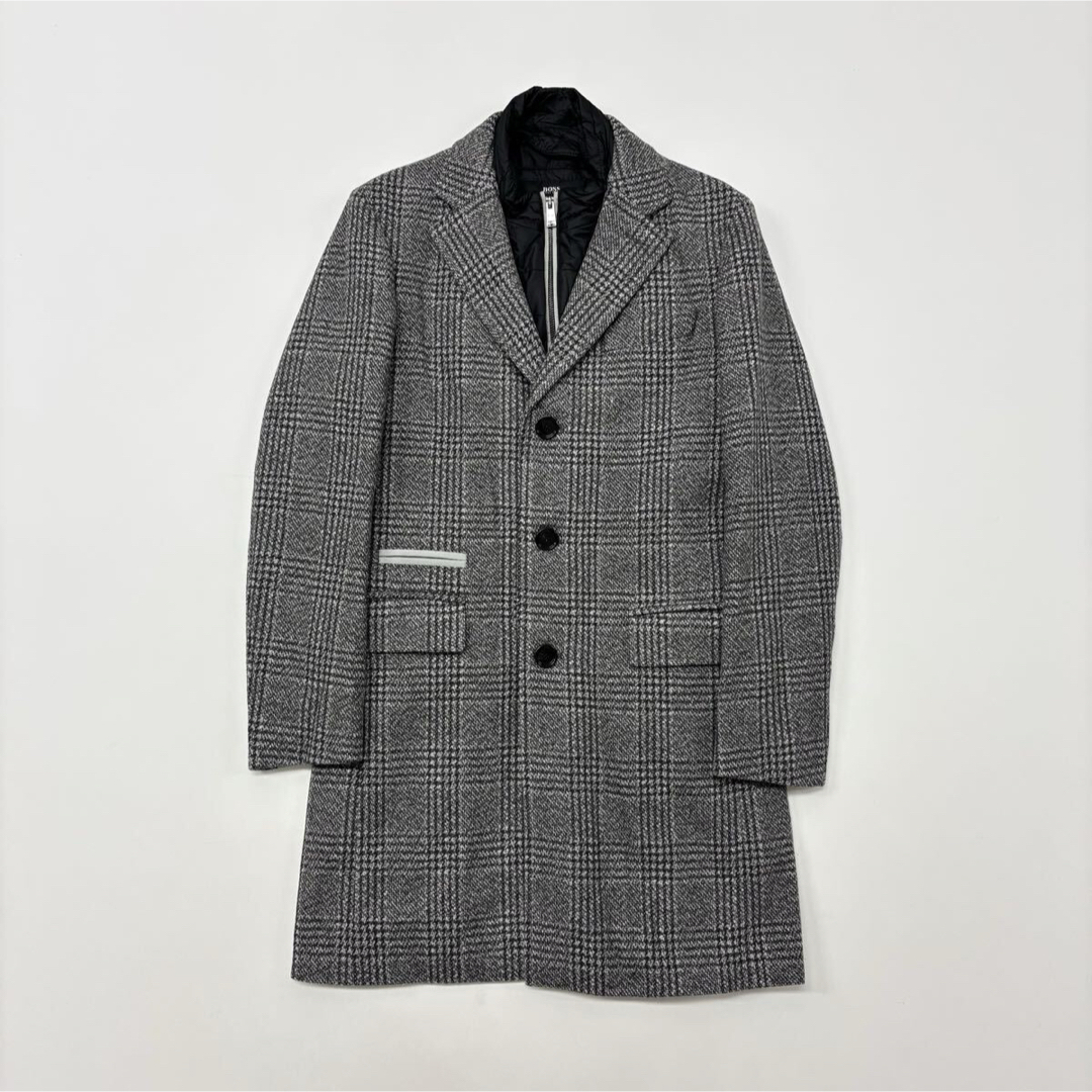HUGO BOSS - 20aw 良品 HUGO BOSS グレンチェック チェスター コート