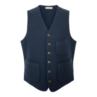 RRL - 新品*RRL*インディゴ ストライプド ツイル ベスト*S* ダブル