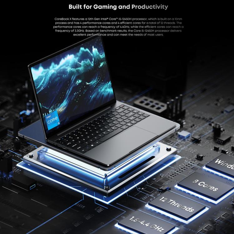 CHUWI CoreBook X 14 インチ ノートパソコン、16GB+512GB、Windows 11