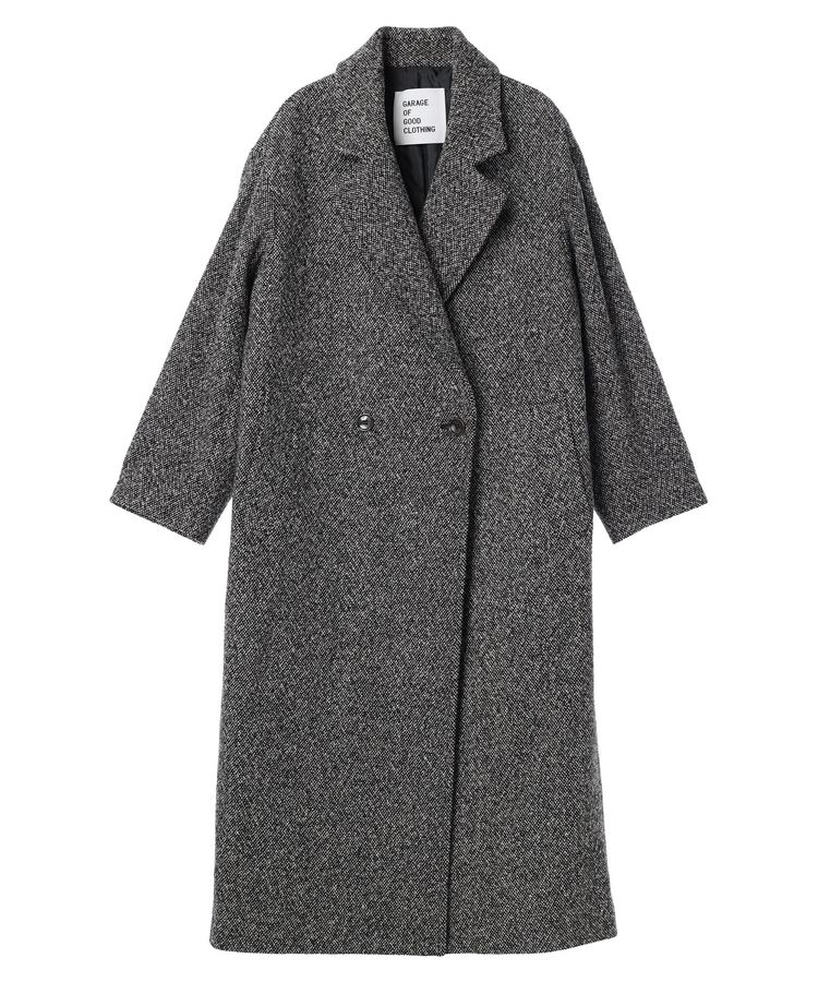 ツィードチェスターロングコート/GARAGE OF GOOD CLOTHING（ガレージ
