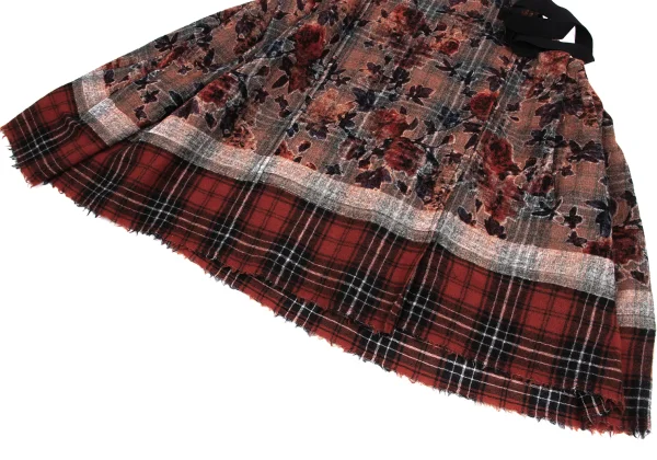 トリココムデギャルソンtricot COMME des GARCONS レーヨンフローラル