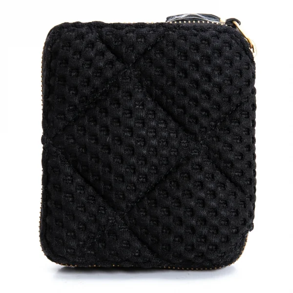 コムデギャルソンCOMME des GARCONS ファットトータス二つ折り財布 黒