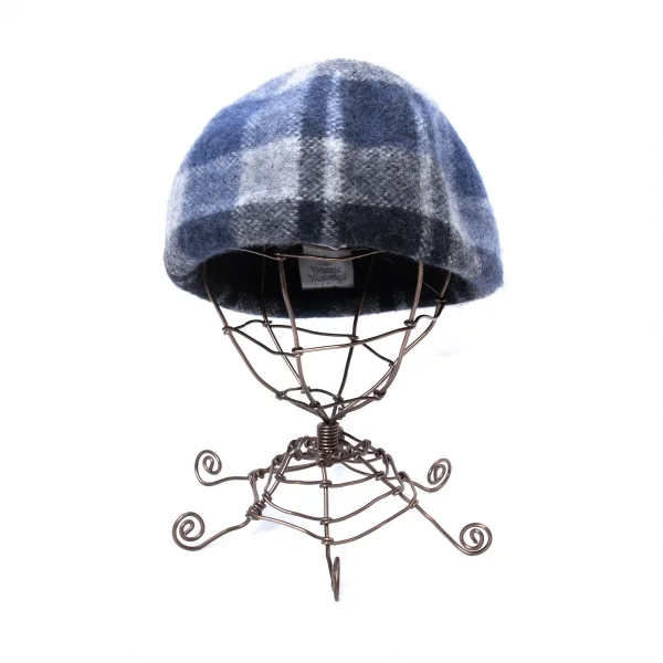 ヴィヴィアンウエストウッドVivienne Westwood シャギーチェックベレー
