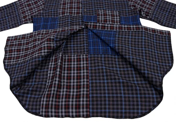 コムデギャルソンシャツCOMME des GARCONS SHIRT マルチチェックパッチ