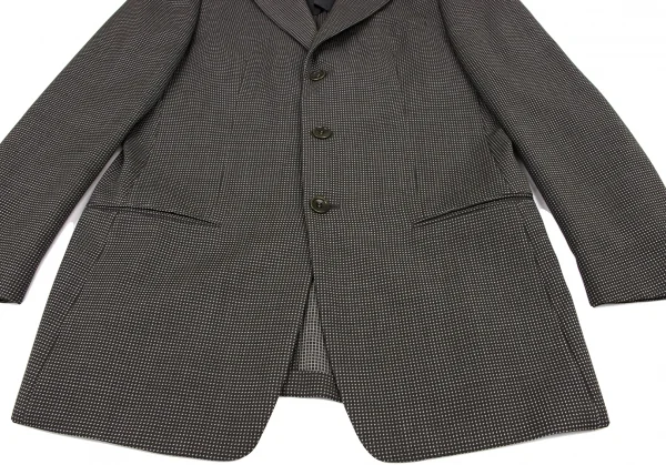 アルマーニ コレッツォーニ ARMANI COLLEZIONI ウール柄織りジャケット