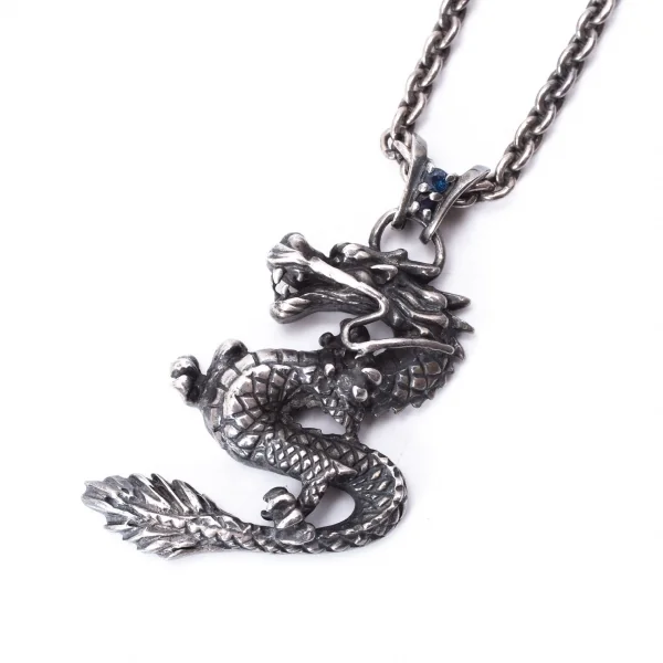 パトリックコックスPATRICK COX ドラゴンネックレス シルバー (K-134676)