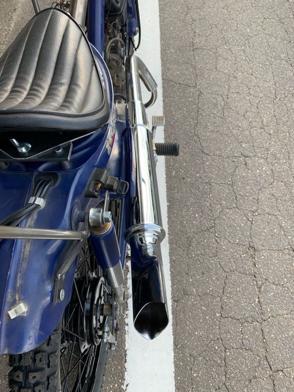 Webike | 部品屋K&W フィッシュテールマフラー カブ(P40013-6) | フル