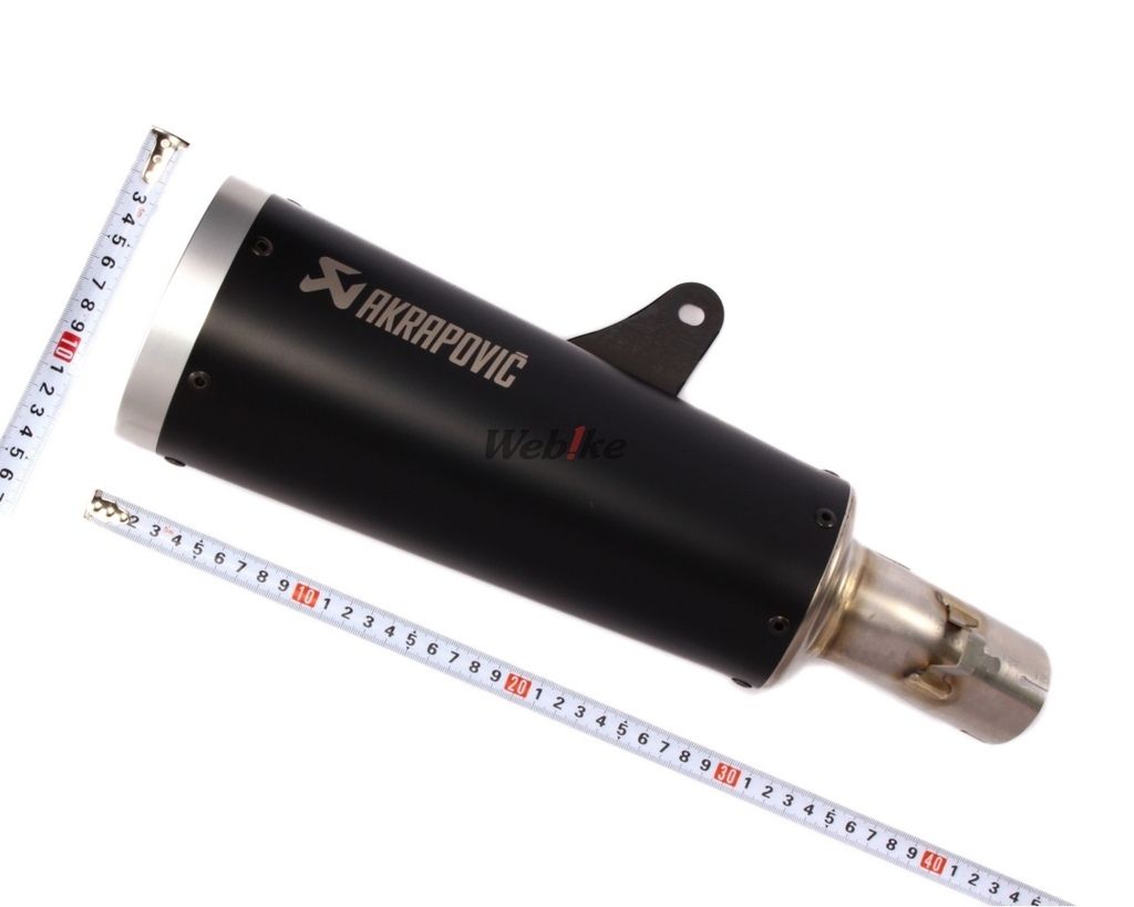 Webike | AKRAPOVIC アクラポビッチ e4仕様 スリップオンライン