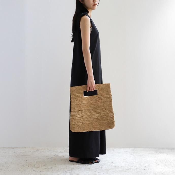 Made in Mada｜マダガスカル かごバッグ HADRIEN アドリアン（ティー