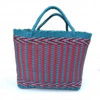 メルカドバッグ オアハカ プラスチック かごバッグ-メキシコ雑貨と