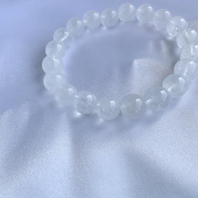 黒平産水晶 ブレスレット 10mm玉 】 クォーツ quartz 天然石 万能石