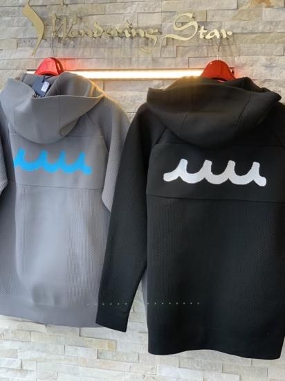 muta】モールディングニット ジップアップパーカー【全2色】