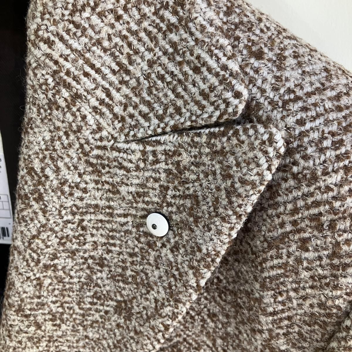 セール40%off】エルビーエム ヘリンボーン ピークドラペルダブル