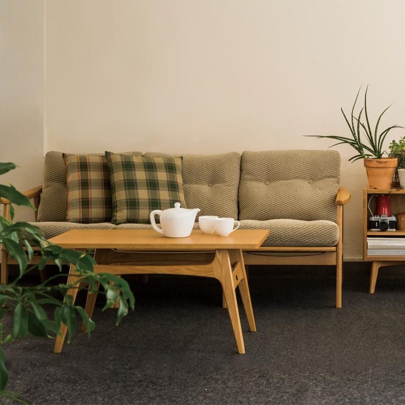 MARUNI60（マルニ60）/ 3シーター / 両肘 / オークフレーム - 丁寧な