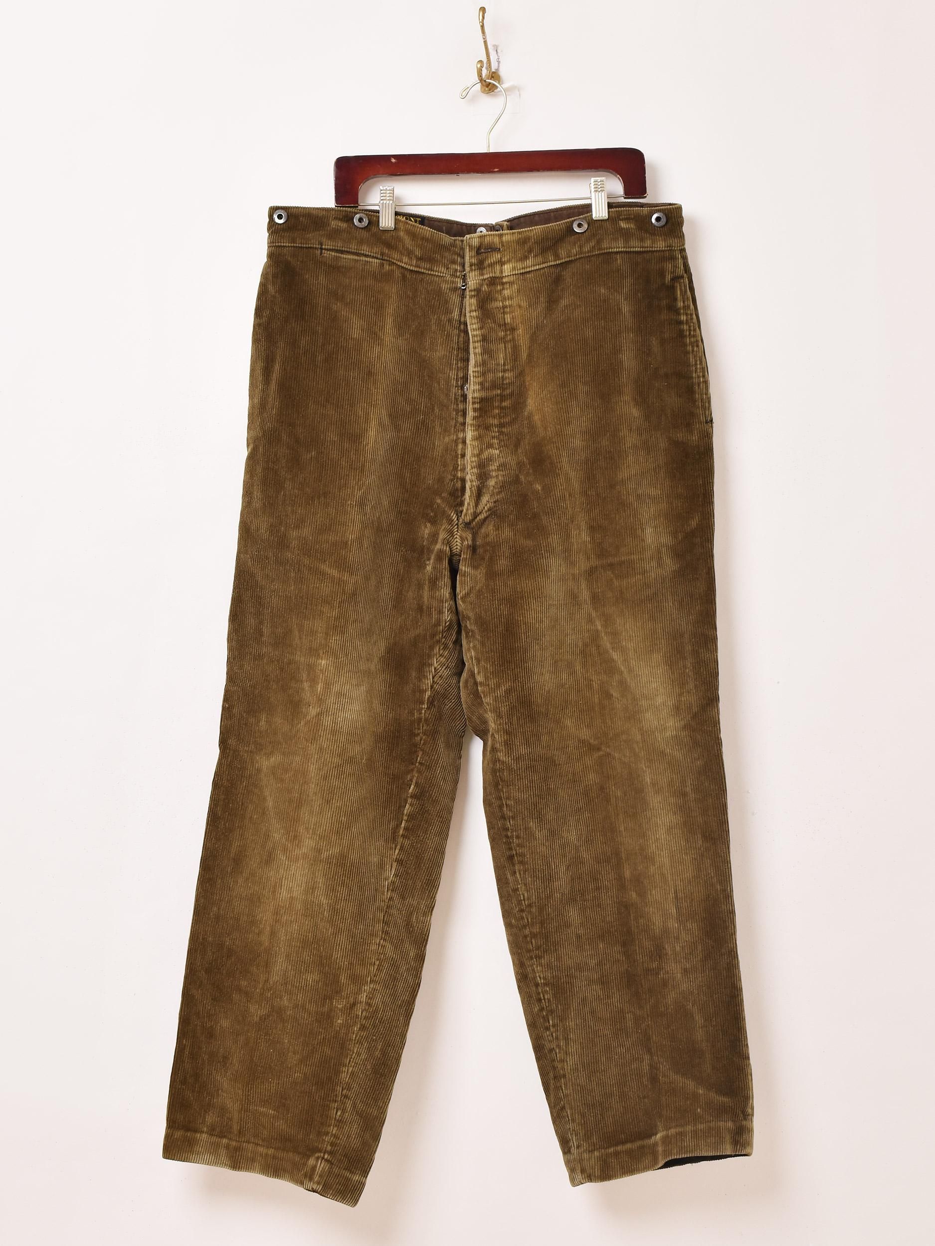 40's コーデュロイパンツ | Le Mont St Michel - 古着屋