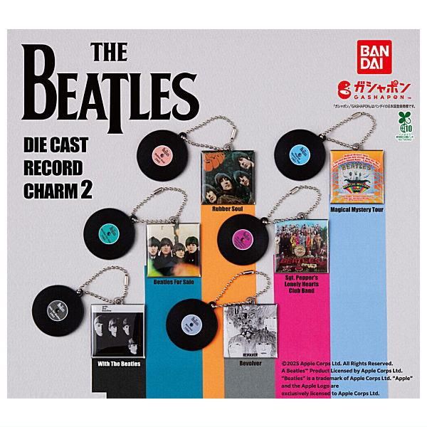 全部揃ってます!!】THE BEATLES ダイキャストレコードチャーム2 [全6種