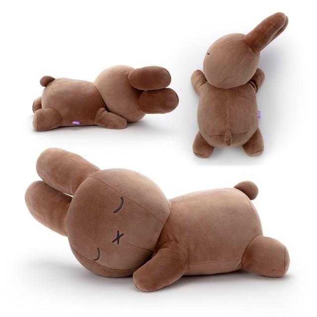 うさぎ（茶色） すやすやフレンド ぬいぐるみ Lサイズ ブルーナ