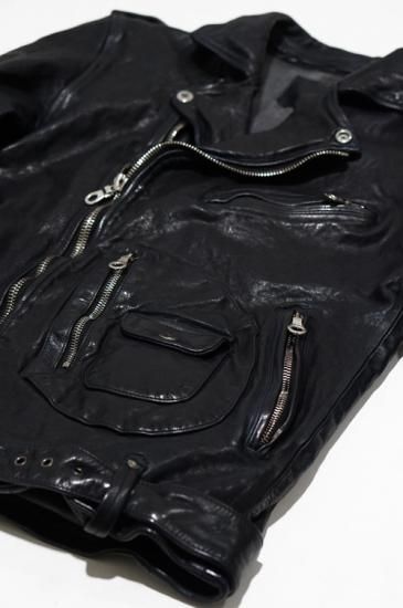 BACKLASH（バックラッシュ） イタリアンダブルショルダー製品染め