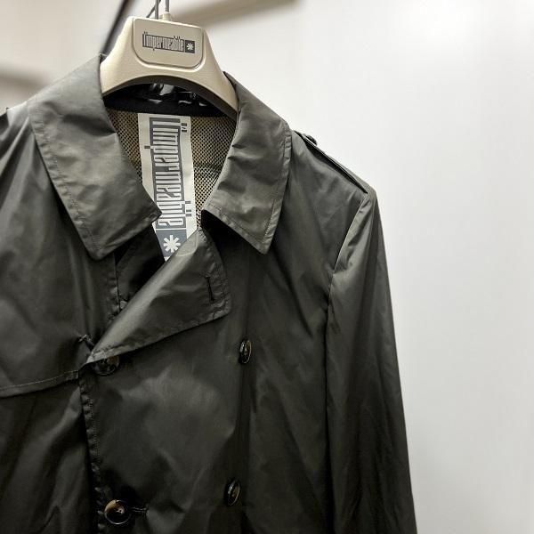 l'impermeabile (リンペルメアビレ) トレンチコート オリーブ ダブル
