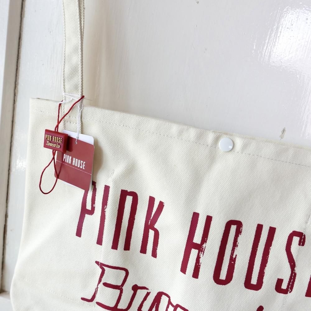 PINK HOUSE Brocante キャンバスバケツトートバッグ-古着屋マッシュ