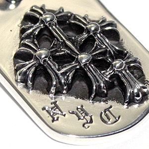 クロムハーツ（Chrome Hearts）ドッグタグ レイズドセメタリー NYC