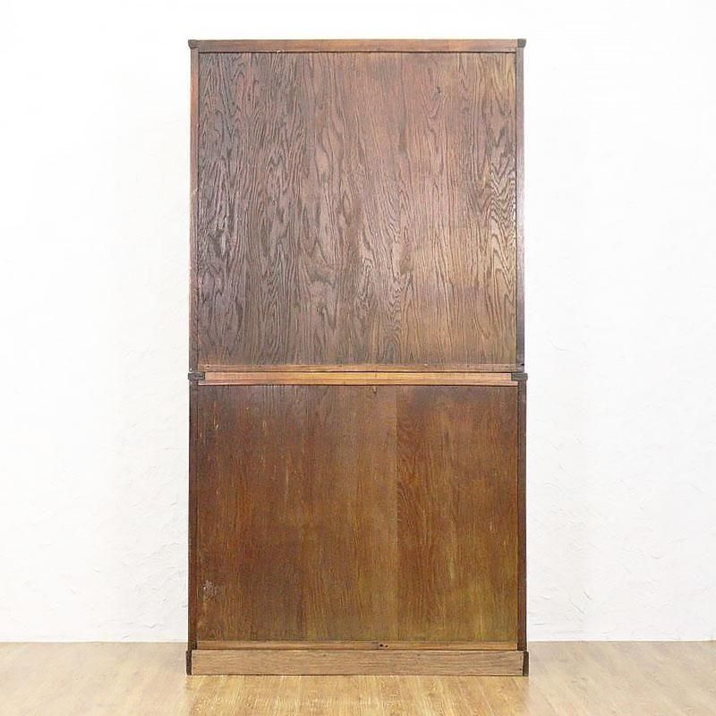 キャビネット 洋風食器棚 日本製 木製 昭和レトロ 大容量