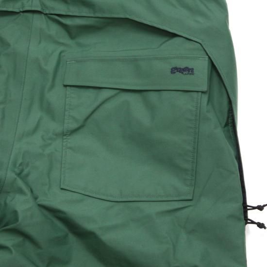 GREENCLOTHING グリーンクロージング】BIB PANTS (ダルグリーン