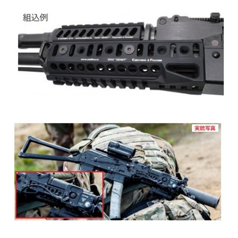 WII Tech】マルイAKM GBB用Zenitco B-10U(2021Ver.)タイプレイルロア