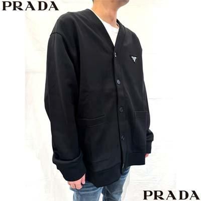 プラダ PRADA メンズ トップス カーディガン フロントポケット/ボタン