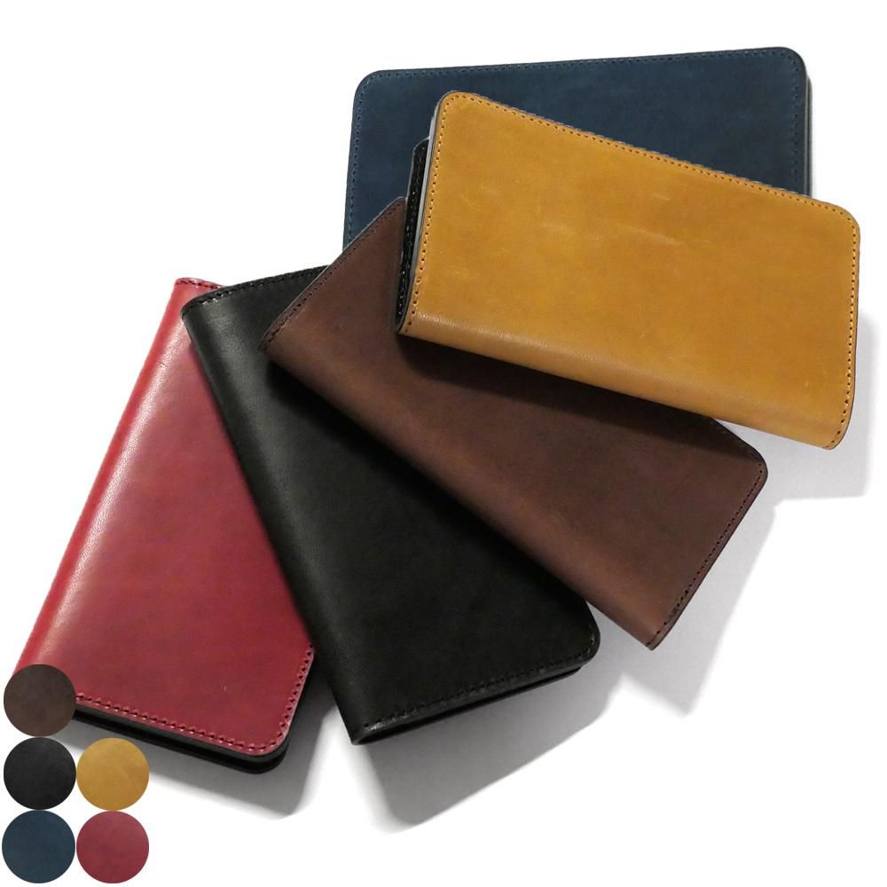 馬革 オイルポニー 手帳型ケース | 本革 iPhone対応 - パイソン財布 蛇