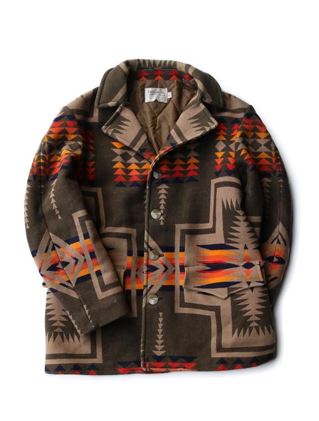 70s PENDLETON CHIEF JOSEPH PATTERN WOOL COAT SIZE 42 | 70年代の
