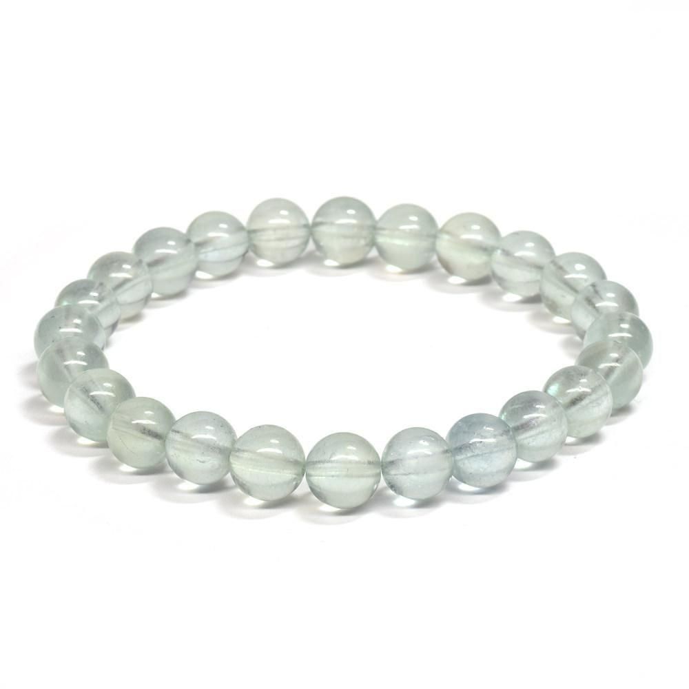 アクアマリン ブレスレット 7.5mm #RE444 - プレミアム天然石専門店