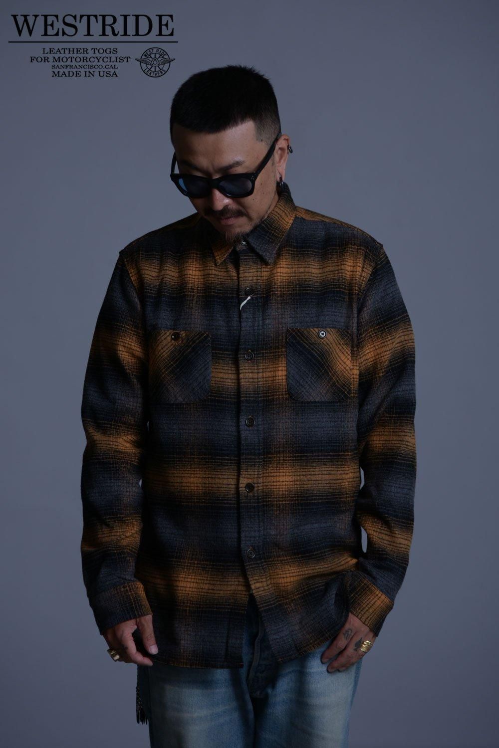 WESTRIDE(ウエストライド) フランワークネルシャツ CANYON LAKE SHIRTS