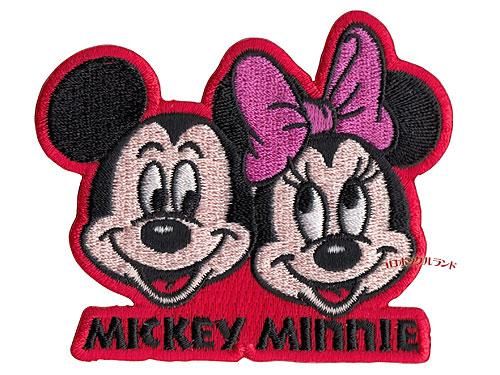 ディズニーワッペン（ミッキー＆ミニー） - アメリカン＆カントリー
