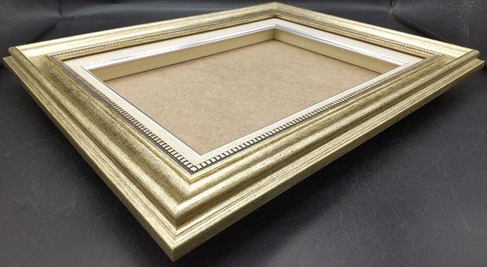 8111 シルバー F6号 (410×318mm) アクリル板付き 油彩額縁 樹脂製