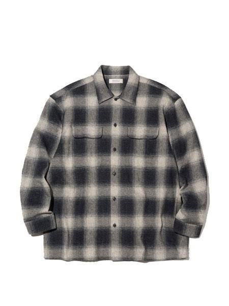 RADIALL 】 SHORE - OPEN COLLARED SHIRT L/S ( L/S オープンカラー