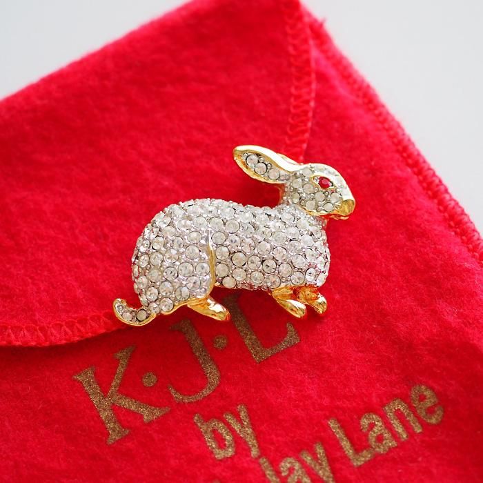 KJL/Kenneth Jay Lane（ケネス・ジェイ・レーン）☆ウサギの