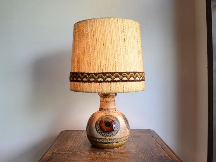 ヴィンテージ 陶器 テーブルランプ (H42cm)｜アンティーク照明・ランプ