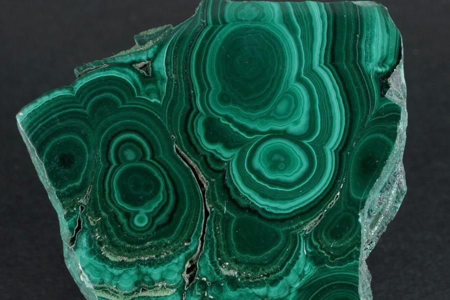 マラカイト(孔雀石) 原石 二面磨き 84g｜天然石 通販 キラリ石