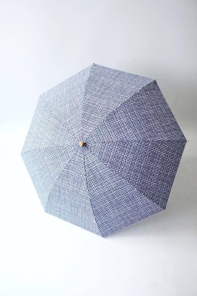 Bon Bon Store】ドローイングチェック折りたたみ傘(晴雨兼用) - store