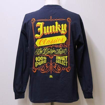 CLASSICS Original L/S Tee by KEN THE FLATTOP（1st/NAVY） - JUNKY