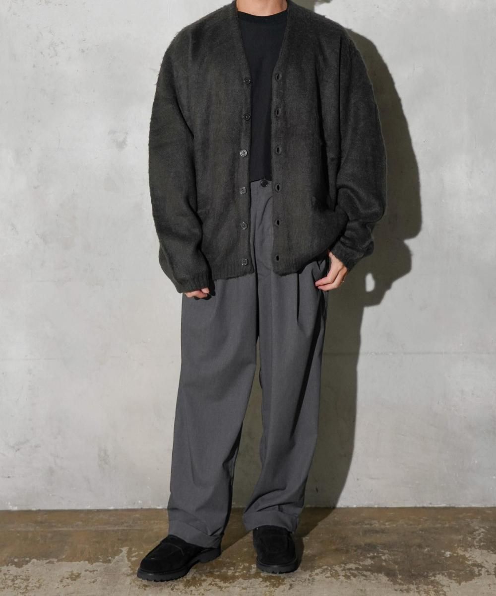 TOWNCRAFT / SOLID SHAGGY CARDIGAN