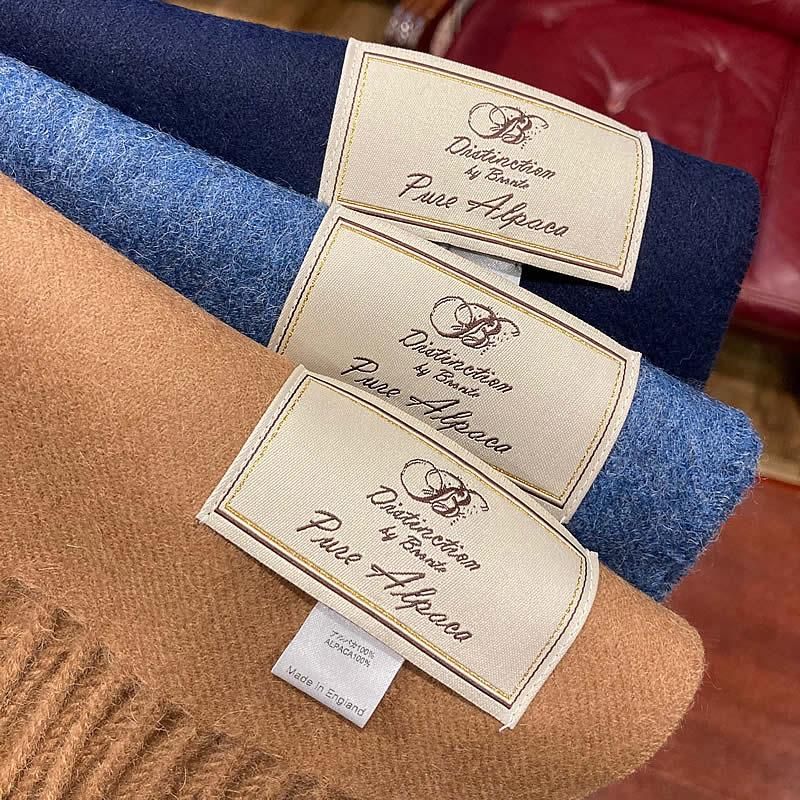 BRONTE pure alpaca scarf Abraham Moon 木津川市城山台 セレクト