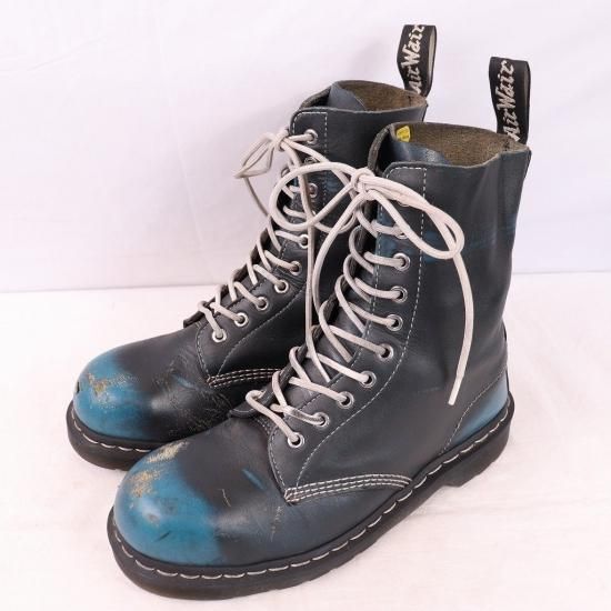 中古】dr.martens(ドクターマーチン)メンズ10ホールスチールトゥ【UK7