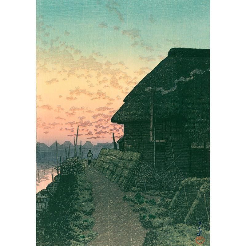 森ケ崎乃夕陽 | 川瀬巴水 - ROSSO GRAFICO