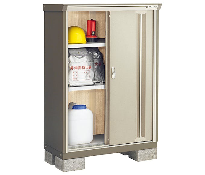 イナバ ナイソーシスター KMW-095C クラシックブラウン | 物置・自転車