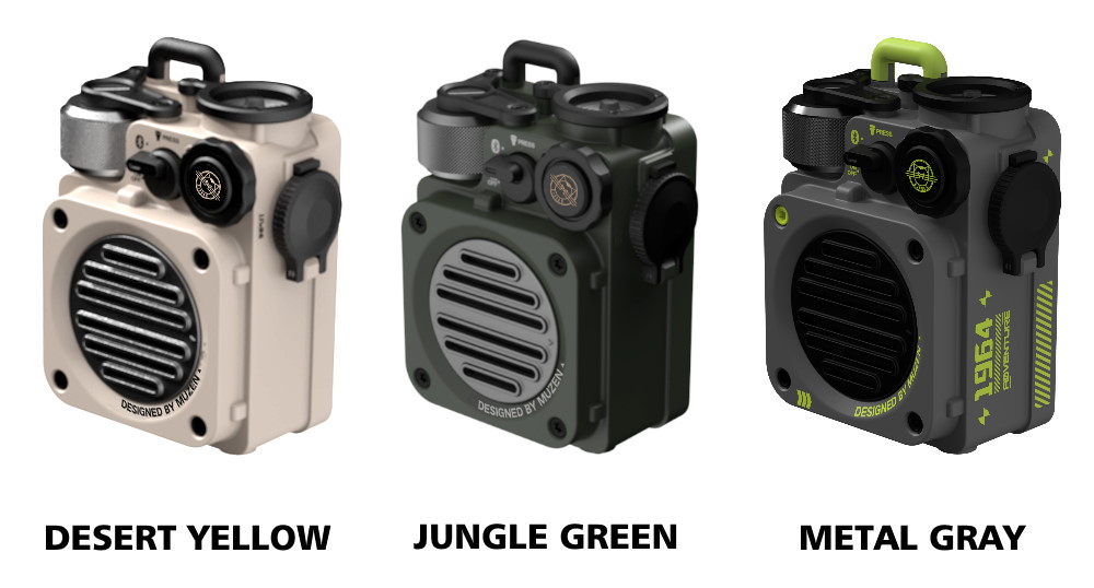 MUZEN Wild Mini | アウトドアに最適な頑丈でパワフル、ラジカルな