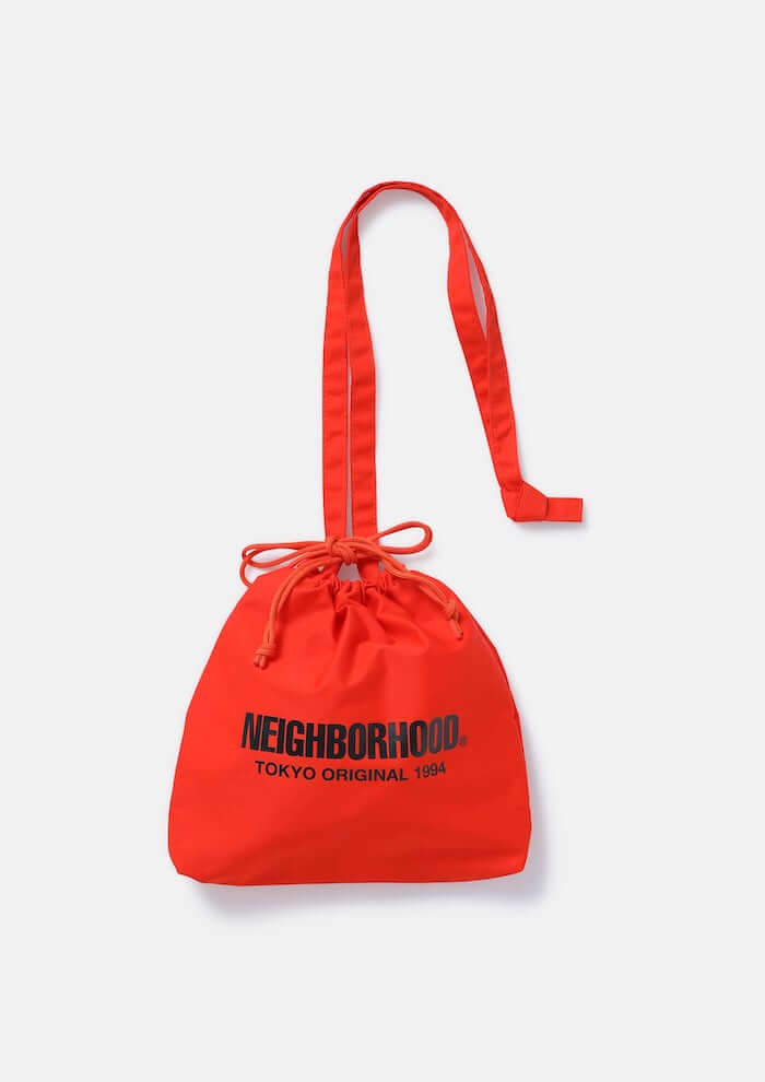 NEIGHBORHOOD(ネイバーフッド)｜LOGO DRAWSTRING SHOULDER BAG｜正規